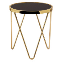 Odkládací stolek VALERO Tempo Kondela Růžové zlato