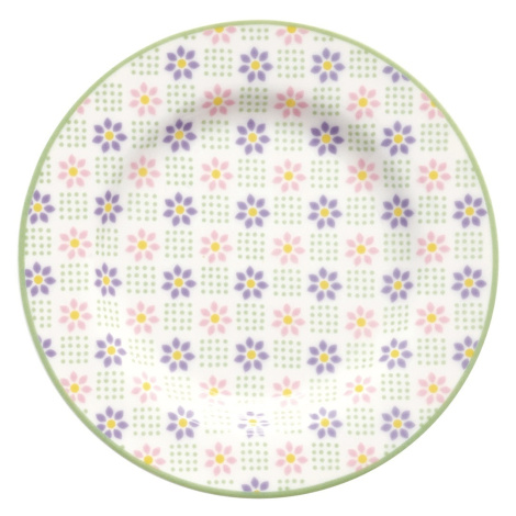 GreenGate Porcelánový dezertní talířek Sybille White