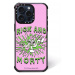 Pouzdro pro Apple Iphone 14 Rick a Morty 024 Rick and Morty Magsafe Růžové