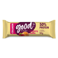 Dr. Max Protein Bar 50% Raspberry Muffin Collagen proteinová tyčinka 50 g