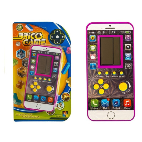 mamido Kapesní elektronická hra Tetris růžová