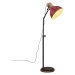 vidaXL Stojací lampa 25 W červená patina 30 x 30 x 100–150 cm E27