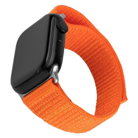 FIXED Nylon Sporty Strap řemínek Apple Watch Ultra 49mm, oranžový