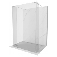 MEXEN/S Kioto Sprchová zástěna WALK-IN volněstojící 95 x 30 x 30 cm, transparent, chrom 800-095-