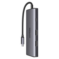 Adaptér Hub 7v1 Ugreen Revodok Pro Usb na 2x Usb-a 3.2, Usb-c 3.2, Sd/tf