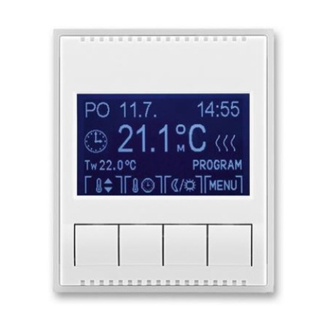 ABB Element,Time termostat pokojový bílá/ledová bílá 3292E-A10301 01 programovatelný