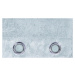 Dekorační závěs s kroužky zatemňující VERA - BLACKOUT 140x250 cm stříbrná, (cena za 1 kus) MyBes