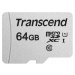 TRANSCEND MicroSDXC karta 64GB 300S, UHS-I U1 + adaptér