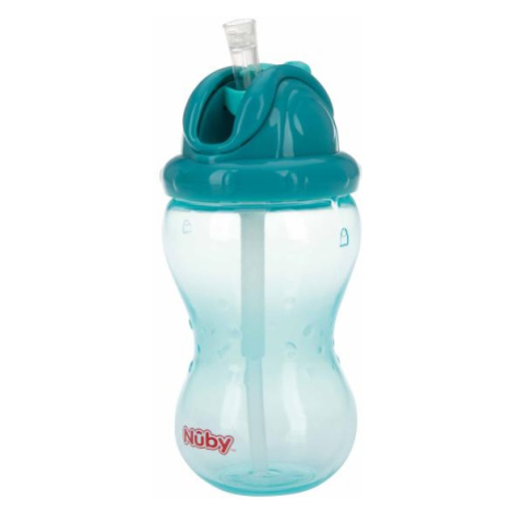 NUBY Hrnek netekoucí se sklápěcím brčkem a 360ml, 12 m+ zelený