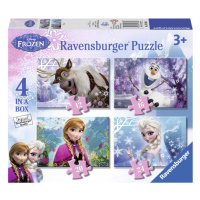 Ravensburger 4v1 Ledové království 12,16,20,24 dílků