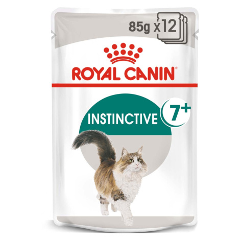 ROYAL CANIN INSTINCTIVE 7+ mokré krmivo v omáčce pro starší kočky 12 × 85 g