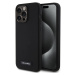 Karl Lagerfeld Liquid Silicone Plaque MagSafe Kryt iPhone 15 Pro Max černý