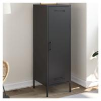 vidaXL Skříň highboard černá 36 x 39 x 113 cm ocel