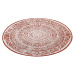 NORTHRUGS - Hanse Home koberce Kusový koberec Twin Supreme 105497 Cayenne kruh – na ven i na dom
