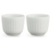 Sada 2 bílých porcelánových misek na vajíčka Kähler Design Hammershoi, ⌀ 8 cm