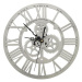 Nástěnné hodiny stříbrné 30 cm akrylové 325169