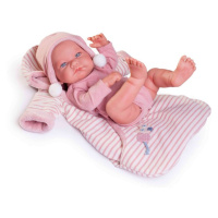 ANTONIO JUAN - 50279 NICA -realistická panenka miminko s celovinylovým tělem - 42 cm