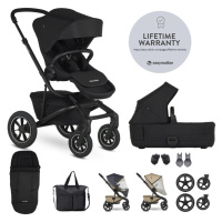 EASYWALKER - Kočárek kombinovaný Jimmey Pepper Black XXL AIR + RWS