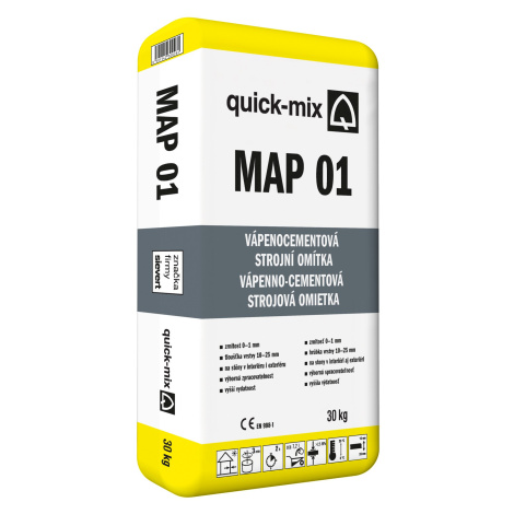 Omítka vápenocementová Sakret/Quick-mix MAP 01 30 kg