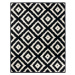 Hanse Home Collection koberce Kusový koberec Hamla 105477 Black Cream - 80x300 cm