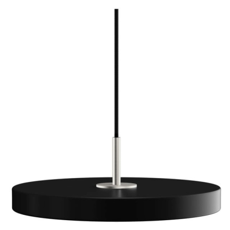 Černé LED stmívatelné závěsné svítidlo s kovovým stínidlem ø 31 cm Asteria Plus Mini – UMAGE