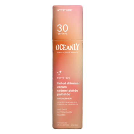 ATTITUDE Oceanly Tónující třpytivý hydratační krém SPF30 30 g