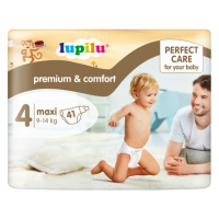 lupilu® Dětské pleny Premium Comfort, velikost 4 MAXI, 41 kusů (Žádný údaj)