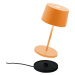 Zafferano Zafferano Olivia mini 3K dobíjecí stolní lampa oranžová