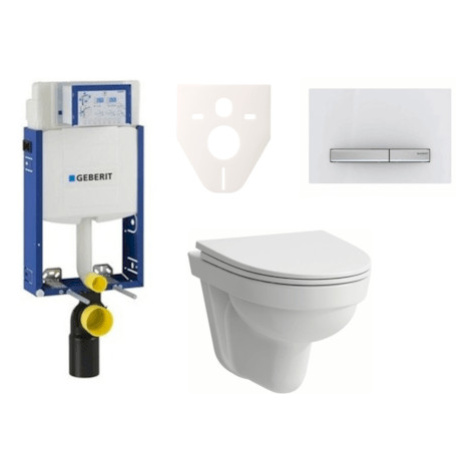 Cenově zvýhodněný závěsný WC set Geberit k zazdění + WC Laufen Laufen Pro Nordic SIKOGE2H8