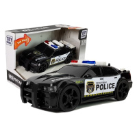 mamido  Policejní autíčko 1:20 s pohonem, zvukem a světelnými efekty černé
