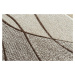 Dywany Lusczow Kusový koberec FEEL Waves béžový