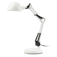 FARO BAOBAB bílá kancelářská stolní lampa