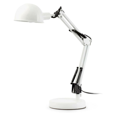 FARO BAOBAB bílá kancelářská stolní lampa