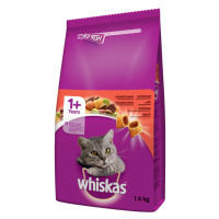 Whiskas Suché Hovězí - 1,4kg