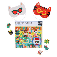 DD Puzzle knihovna 100 ks s 3D brýlemi