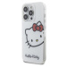 Hello Kitty IML Head Logo Kryt iPhone 13 Pro bílý