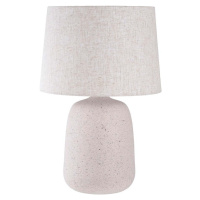 Krémová stolní lampa s textilním stínidlem (výška 47 cm) Croft – House Nordic