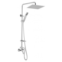 JB Sanitary SLIM SA 56 011 05 2 - Sprchová sestava s baterií 100mm, nerezovou čtvercovou sprchou