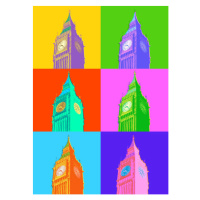 Ilustrace Big Ben and Houses of Parliament, smartboy10, 30 × 40 cm