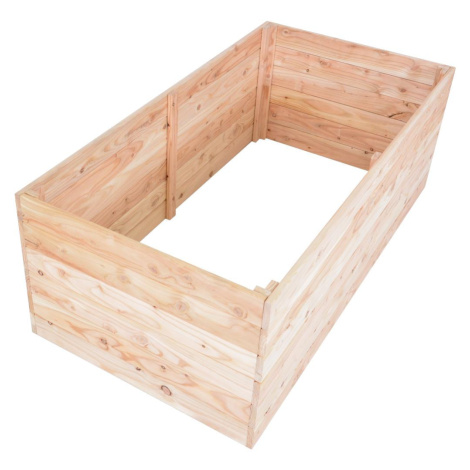 ROJAPLAST Záhon vyvýšený Premium, dřevo, modřín 135 × 70 × 50 cm