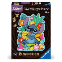 Ravensburger 00758 dřevěné puzzle disney: stitch 150 dílků