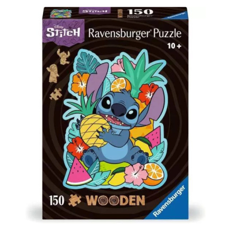 Ravensburger 00758 dřevěné puzzle disney: stitch 150 dílků