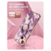 Supcase IBLSN Cosmo Snap pouzdro na iPhone 13 6.1" Marble purple