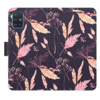 iSaprio flip pouzdro Ornamental Flowers 02 pro Samsung Galaxy A51