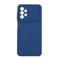 TopQ Kryt Camshield Soft Samsung A13 tmavě modrý 84505