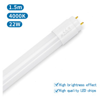 LED Trubice Tube T8 150cm 22W 2300lm 4000K Sklo Neutrální bílá