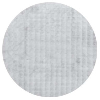 Světle šedý pratelný kulatý koberec ø 150 cm Bubble Grey – Mila Home