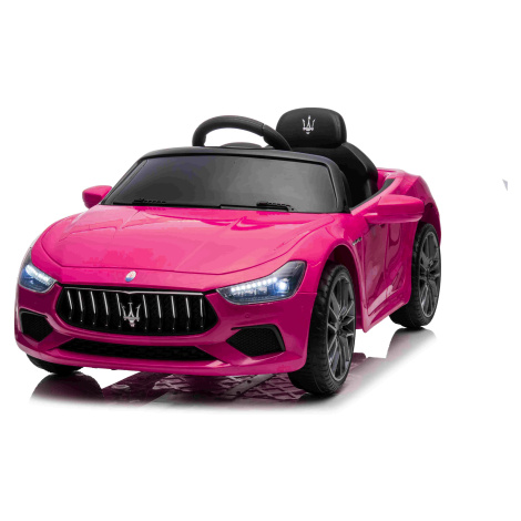 Elektrické autíčko Maserati Ghibli růžové