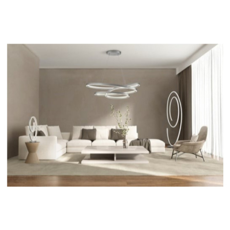 LED stojací lampa Cinque Ciola nikl 477210107