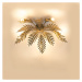 Vintage stropní svítidlo 5 světlých zlatých - Botanica